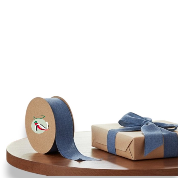 NASTRO COTONE ECOVELOUR MM25X20MT AVION